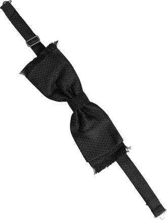 Dolce & Gabbana Silk Pre-Tied Bow Tie - Black