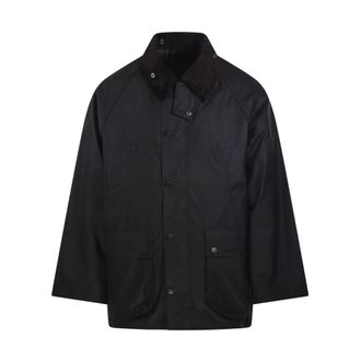 Barbour Oversized Bedale Waxed Jacket - Heren - Jassen - Bruin - Maat: 3XS Katoen