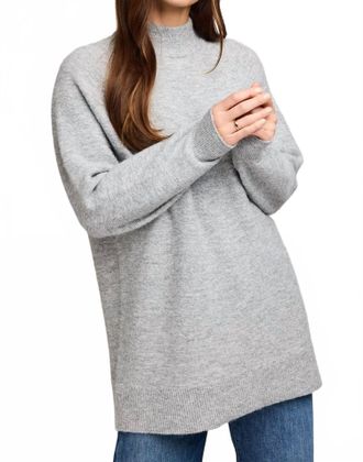 Gentle Fawn Lena Tunic Sweater In Heather Grey