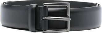 Orciani buckle-fastening leather belt - men - Calf Leather - 105 - Black