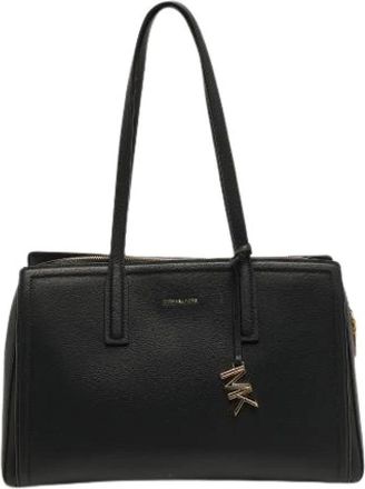 Michael Kors Pre-owned Shoulder Bags, female, Black, Size: ONE SIZE Pre-owned Leather Shoulder Bag