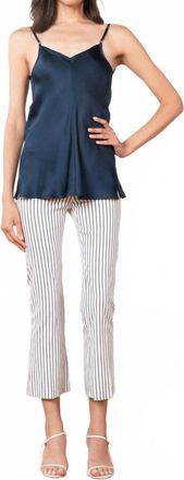 Avenue Montaigne Leo Pant In Bistro Navy
