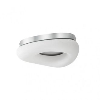 Fabrilamp Fabrilamp - Plafon Paris Pq 25w 3000-4000-6500k Blanco/plata 2125 Lm 9x34x27 Cm C/remoto, Memoria Y Reg.intensidad