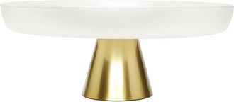 Alice Pazkus Glass Cake Plate On Stem