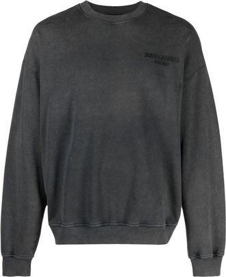 Just Cavalli heart-print cotton sweatshirt - men - Cotton - L - Black