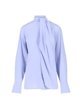 Victoria Beckham Camicia Lavallière In Seta