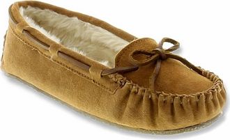 Minnetonka Womens Cally Shoes In Cinnamon Suede