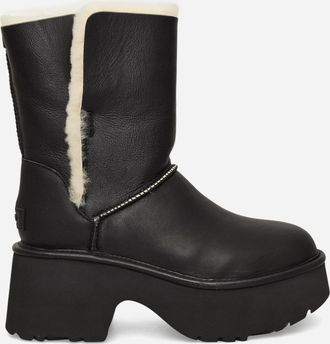UGG Women s Classic Esmee Leather Boots Black