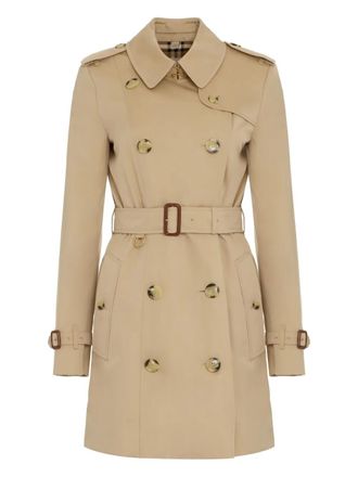 Burberry double-breasted trench coat - Neutrals