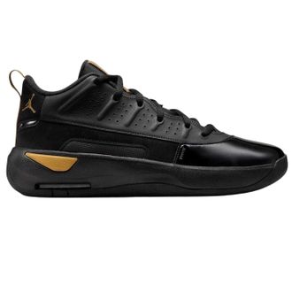 Nike Air Jordan Max Aura 7 leren basketbalschoenen voor heren (Zwart/Goud)