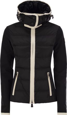 Moncler Padded Sweatshirt With Hood And Zip