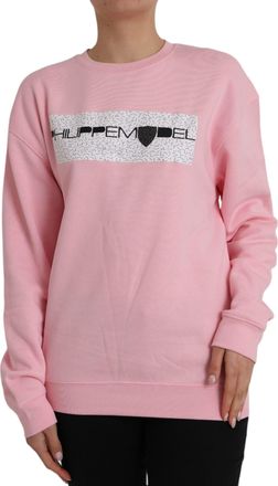 Philippe Model Cotton Logo Long Sleeves Pullover Womens Sweater (Pre-Owned)