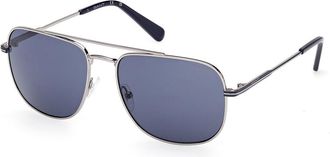 GANT GA00035 14V Mens Sunglasses Silver Size 57