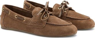 Mango Suede Boat Shoe in Brown at Nordstrom, Size 10Us