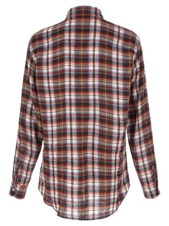Dsquared2 Plaid Linen Shirt - Red