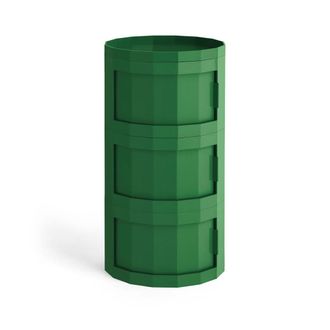 HAY Facet Cabinet 30 mit F&uuml;ssen und Rollen, spinach green
