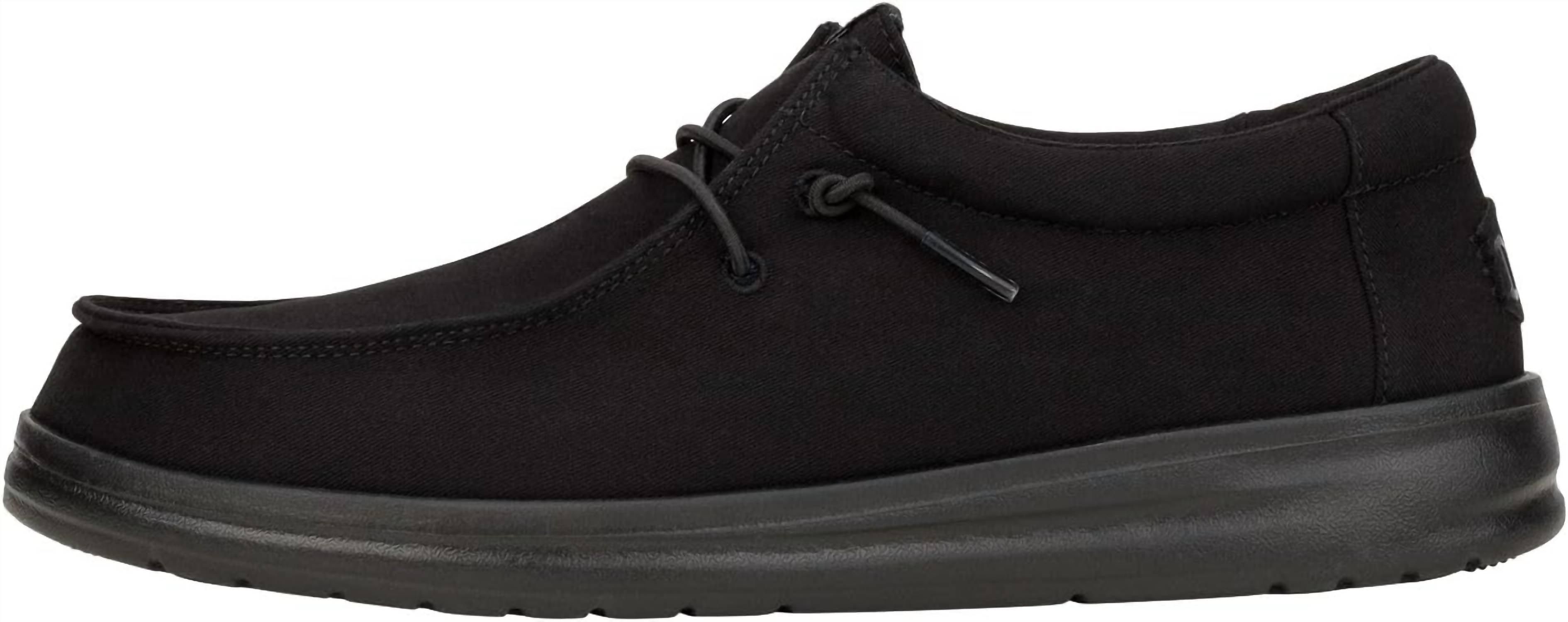 Hey Dude Men\'s Black Slip-On Loafers NWOT HEYDUDE Wally Funk Slip-On - Men main image 4