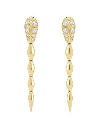 Sabrina Designs 14K 0.37 Ct. Tw. Diamond Snake Earrings