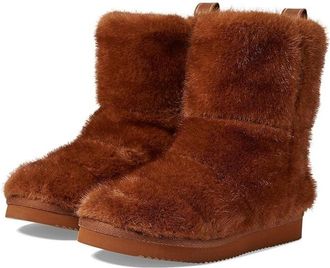 Michael Kors Stark 40H3BAFE7D-230 Slipper WoBrown Faux Fur Bootie GAL316