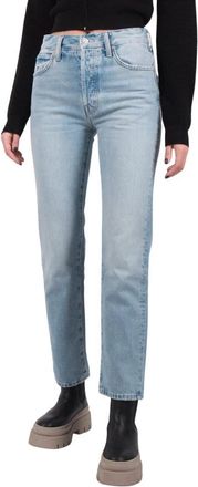 Mother Slim-fit Jeans - Dames - Cropped Jeans - Blauw - W30 - Denim - Jeans