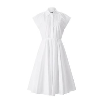 Msgm Overhemdjurk - Dames - Shirt Kleedjes - Wit - M - Kleedjes