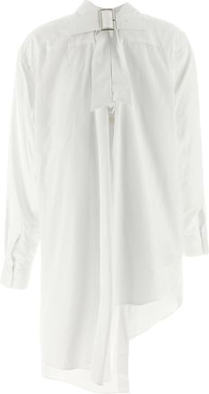 Comme Des Gar&ccedil;ons Womens White Cotton Blouse