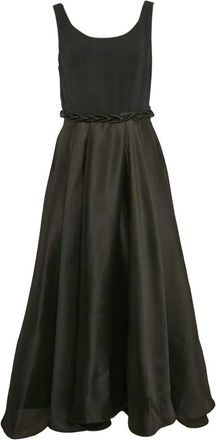 Ingie Paris braided-waist day dress - Black