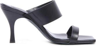 Patrizia Pepe Heeled Mules - Dames - Muiltjes - Zwart - 37 EU - Schoenen