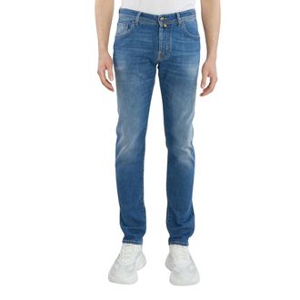 Jacob Cohen Slim Fit Jeans, male, Blue, W37, Tapered Fit Jeans