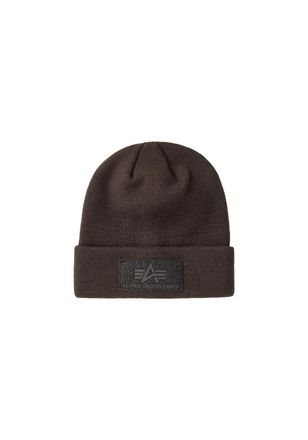 Alpha Industries Skim&uuml;tze ALPHA INDUSTRIES Velcro Beanie, Damen, Gr. onesize, braun (hunter braun), Obermaterial: 100% Polyacryl, M&uuml;tzen Skim&uuml;tze