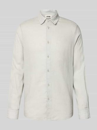 Drykorn Drykorn Slim Fit Freizeithemd aus Leinen-Baumwoll-Mix Modell RAMIS in Mint, Gr&ouml;&szlig;e XXL