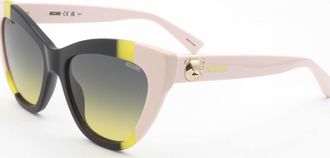 Moschino Womens 54 mm Black Sunglasses