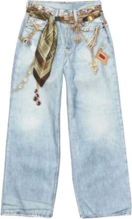 Acne Studios Jeans Baggy Trompe loeil - - Jeans - Donna - Blu - S