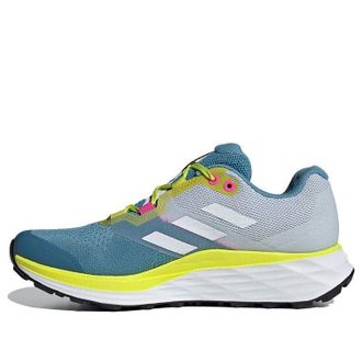 adidas (WMNS) adidas Terrex Two Flow Trail Hazy Blue Acid Yellow FW9315