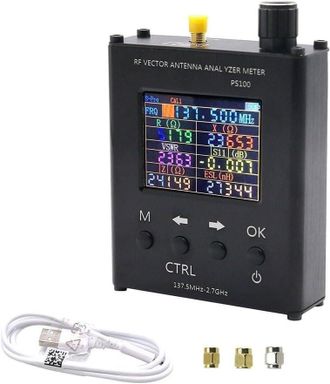 OEM Analizador De Antenas Ps100 Medidor De Roe, Probador De Roe De Antena Vectorial Rf Uv N1201sa Con Pantalla Tft De 2,4, 137,5 Mhz 2700 Mhz