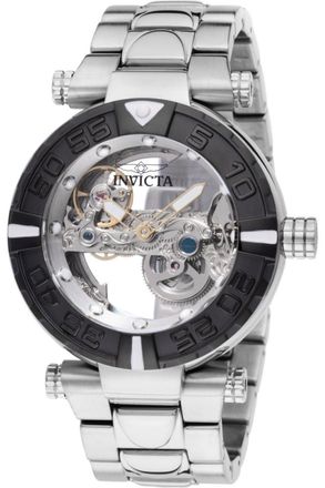 Invicta Subaqua 49505 Heren Horloge - Automatisch Uurwerk - Roestvrij Staal met zilveren Wijzerplaat - 47mm