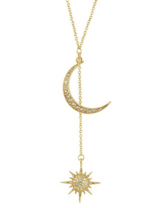 Liv Oliver 18K Plated Cz Necklace