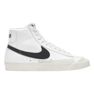 Nike Blazer Mid 77 Vintage Zwart Logo Witte Sneakers