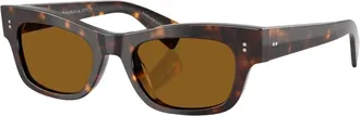 Oliver Peoples Dames, Accessoires, Bruin, Maat: 51 MM