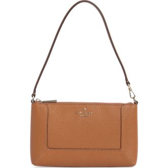 Kate Spade New York lena pebbled mini shoulder bag in Warm Gingerbread at Nordstrom Rack