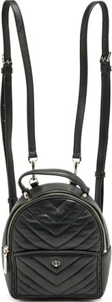 Kate Spade New York 2020s gewatteerde rugzak met chevron streep - Zwart