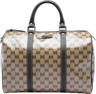 Gucci Pre-owned Boston Bag - Dames - Vintage Handtas - Beige - ONE Size - Vintage