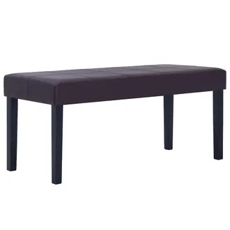 vidaXL Vidaxl - Panca 106 Cm Marrone In Similpelle