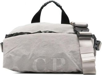 C.P. Company C.P. Company, Handbags, male, Beige, ONE SIZE, Logo Waist Bag in Beige Nylon