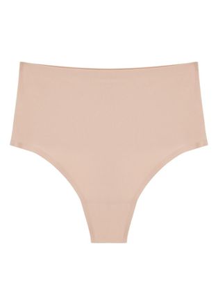 Chantelle Soft Stretch Nude High-waist Thong - One Size