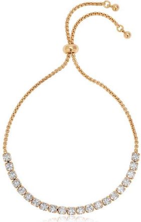 Ettika Adjustable Cubic Zirconia Bracelet in Gold at Nordstrom