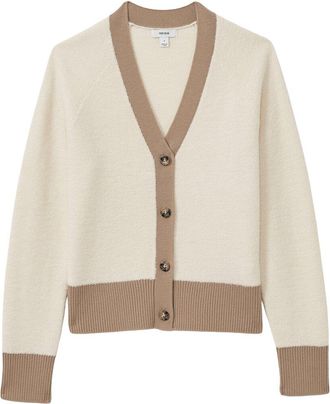 Reiss Brie Wool Cardigan