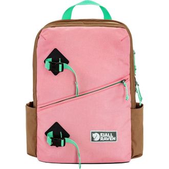 Fj&auml;llr&auml;ven Vardag 17-Liter Backpack in Poppy Pink-Khaki Dust at Nordstrom