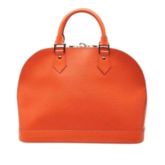 Louis Vuitton Pre-owned Alma PM - Dames - Pre-owned - Oranje - Maat: ONE Size Leer