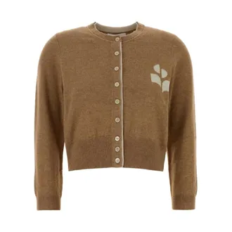 Isabel Marant Lona Cardigan - female - Isabel Marant - Cardigans - Brown - XS - Knitwear